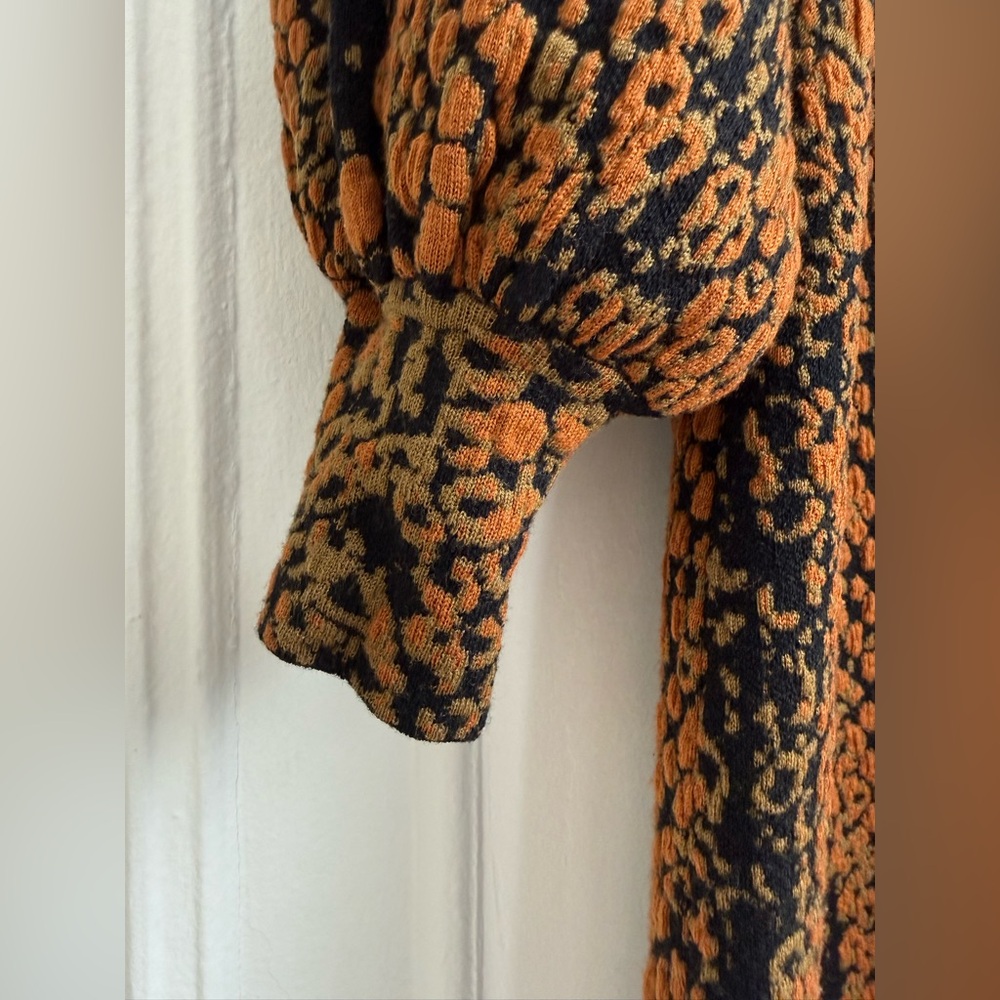 Ulla Johnson Lina Python Printed Wool Knit Mini D… - image 6